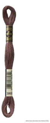 Immagine prodotto di Filato da ricamo DMC Mouline Special 117MC -3860, 6 fili, 8 m