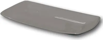 Obrázek produktu pro Šedý porcelánový obdélníkový talíř - D 30 cm - Tokio