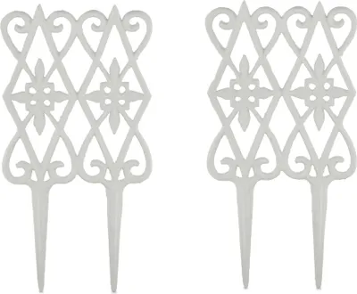 Imagen del producto de Valla decorativa romántica, 2 paneles