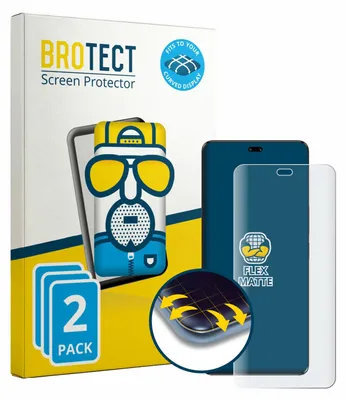 Produktbild von 2x BROTECT Fullscreen Schutzfolie für Honor 100 Pro Displayschutz Folie Fullcover Matt Entspiegelungsfolie