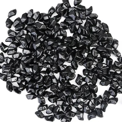Zdjęcie produktu dla Kamienie dekoracyjne FIRE GLASS - czarny kryształ