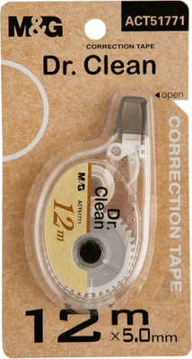 Produktbild von Dr.Clean Korrekturroller 5mm x 12m M&G