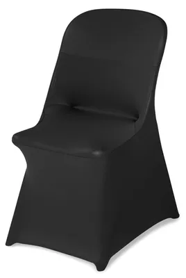 Productafbeelding van VEVOR Stoelhoesjes, 30 stuks, wasbaar en afneembaar. Stoelhoes van polyester-Elasthan, geschikt voor bruiloften, diners, restaurants. Past op stoelen (46 x 50 x 86 cm). Kleur: zwart