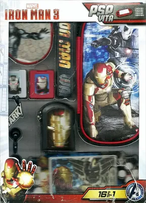 Produktbild von Zubehör Set 16in1 für Sony PSP "Avengers - Iron Man"