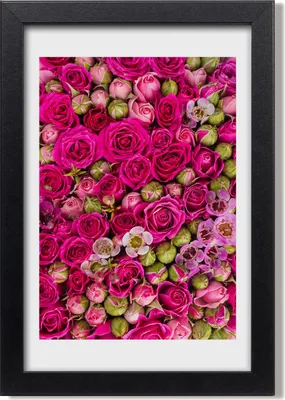 Produktbild von Bild 20x30 MDF-Rahmen, Wandkunst Ein Blumenstrauß