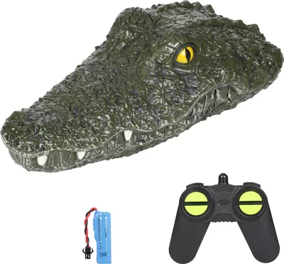Obrázek produktu pro JJRC RC člun simulace Krokodýl Elektrický závodní člun pro bazény 2.4G Dálkové ovládání 2CH Parody Toy