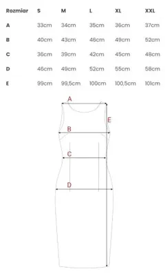 Imagen del producto de Vestido MOE M667 HRSG, talla XL