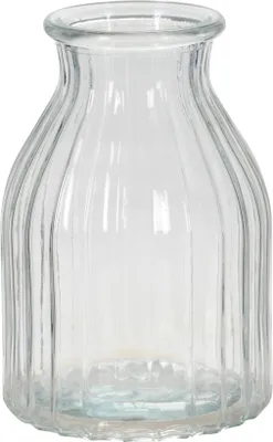 Produktbild von 2x Glasvase Vase klar Ø12cm H18cm Tischvase Dekoration Hochzeit Deko