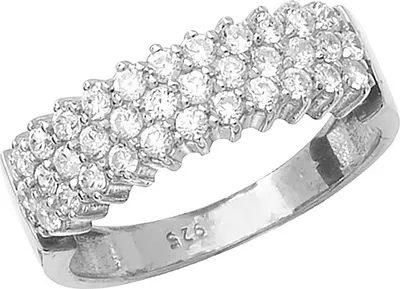 Produktbild von Atemberaubender 925 Sterling Silber Damen - Ring mit Zirkonia, 61 (19.4); TRS22227RST