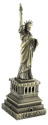 Productafbeelding van Vrijheidsbeeld Metalen Model - 15cm/5.9Inches - Iconisch Ontwerp - Decoratie - Slijtvast - Elegante Cadeauartikel - Bouwmodel