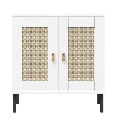 Produktbild von Woodroom Waschbeckenunterschrank Kiefer massiv 62x65x40 cm