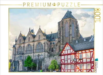 Zdjęcie produktu dla CALVENDO Puzzle. Motyw z kalendarza Marburg. Imponujące widoki. 1000 elementów. Rozmiar układanki: 64 x 48 cm. Puzzle fotograficzne, idealne na chwile relaksu