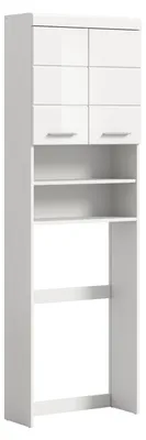 Produktbild von Waschmaschinenaufsatz Scout Xonox - Weiß Hochglanz - 63x191x24 cm