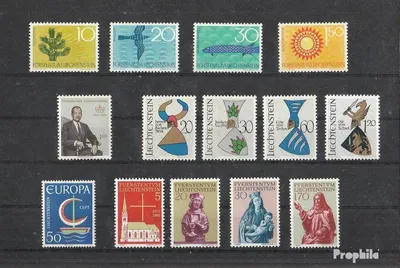Produktbild von Briefmarken Liechtenstein 1966 1966 postfrisch
