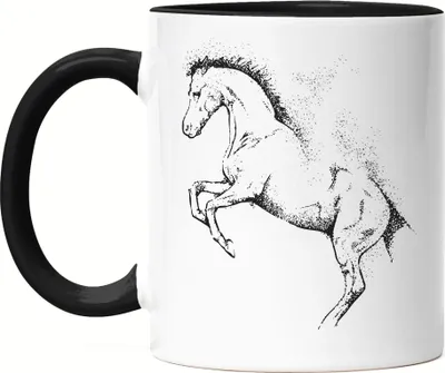 Produktbild von Pferd Schwarz Pferdeliebhaber Pferde Pferdeflüsterer Reiten Pony Hobbie Liebe Freiheit Lebendig