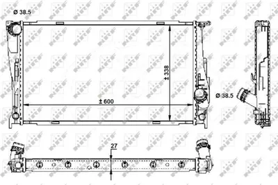 Image de NRF 59210 Radiateur Refroidissement moteur