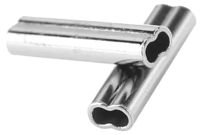 Obrázek produktu pro 100 ks 1mm dvojitých krimpovacích objímek pro spojky měděných trubek (č. 1)