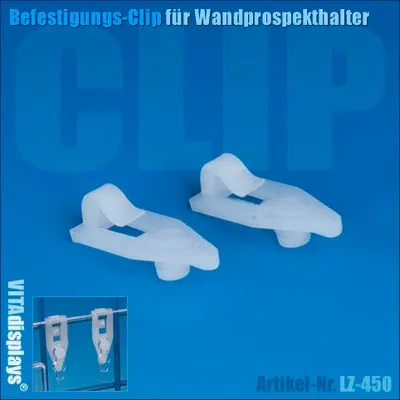Produktbild von Befestigungs-Clip für Wandprospekthalter