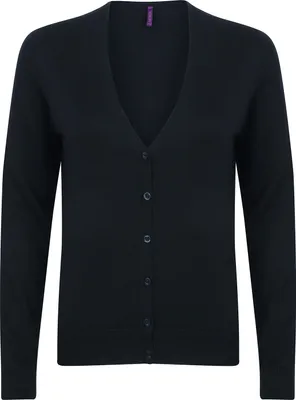 Immagine prodotto di Henbury - Cardigan con scollo a V per donna PC6150 (36 IT) (Blu marino)