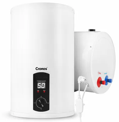 Immagine prodotto di Scaldabagno elettrico verticale Heckermann YA-001, 2 kW, 30 litri, colore bianco