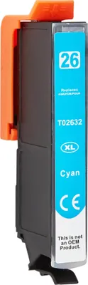 Obrázok produktu pre Alternatíva k Epson 26 XL / C13T26324012 Cyan ink