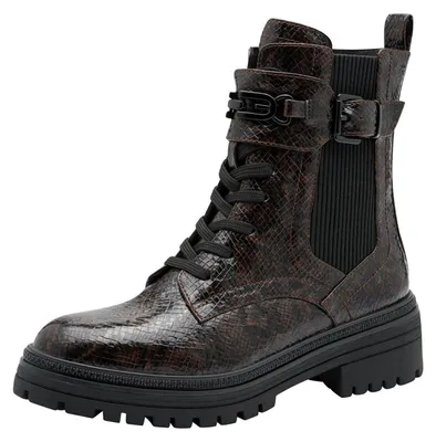 Produktbild von Marco Tozzi by Guido Maria Kretschmer Damen Stiefeletten zum Schnüren mit Schnal