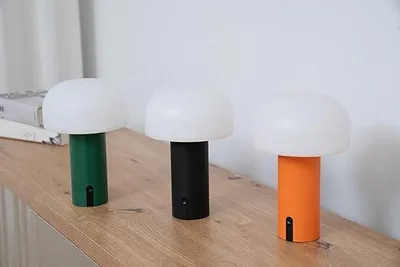 Immagine prodotto di Lampada a Led da Tavolo Tonalità di Colore 2700K Dimmerabile Fungo Nero