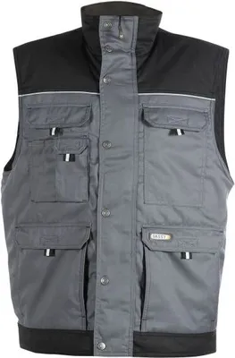 Produktbild von Dassy Winterweste HULST Weste Gr. 4XL grau/schwarz