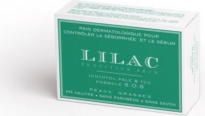Produktbild von Lilac Sensitive Skin chthyol - Sebum Control - SOS Soap 100g