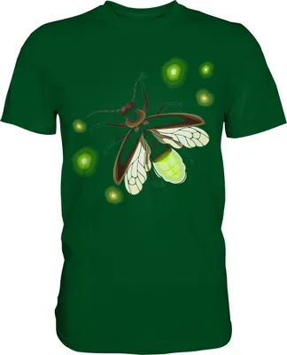 Produktbild von Glühwürmchen Pfadfinder Camping T-Shirt – Bottle Green / 3XL