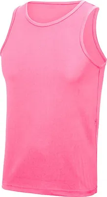 Obrázok produktu pre Just Cool JC007 | Cool Vest Tank Top Sport T-Shirt - WRAP cert. Výroba - Farba: Electric Pink - Veľkosť: XXL