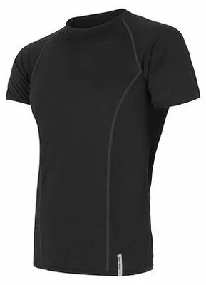 Obrázok produktu pre Tričko Sensor Merino Active – pánske krátke čierne veľkosť 3XL 11109034-05