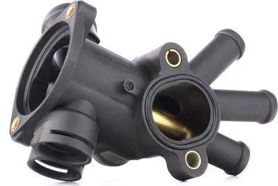 Produktbild von RIDEX 3219C0018 Kühlmittelflansch für VW GOLF II (19E, 1G1) Wasserflansch