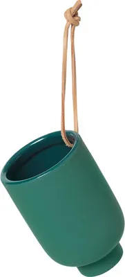 Produktbild von broste Copenhagen Vase 'Mushroom' Grün
