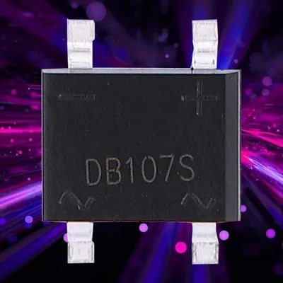 Obrázok produktu pre Elektronická súčiastka 1A 1000 V diódový mostík DB107S, 10 ks
