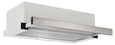 Zdjęcie produktu dla Okap teleskopowy Focus Treviso 60cm, biały/inox