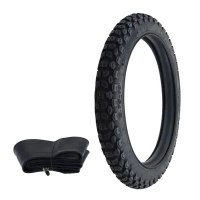 Zdjęcie produktu dla Zestaw opona/dętka enduro Kenda K270 2.75-19 43P TT do Zündapp Hai Simson S53 OR przód 2 3/4-19