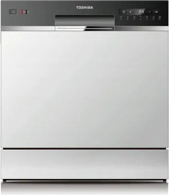 Produktbild von Toshiba DW-08T2EW Kompaktgeschirrspüler, 8 Maßgedecke, 7 Programme, weiß