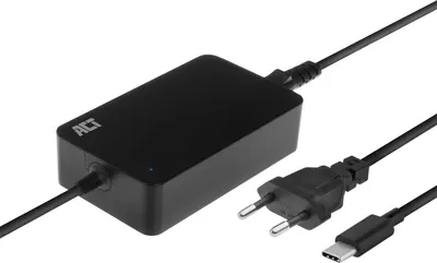 Produktbild von ACT AC2005 USB-C-Notebookladegerät mit Power-Delivery-Profilen, 65 W