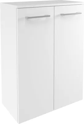 Produktbild von Verona Hängender Doppel Midischrank  Premium Badmöbel  Germany  Weiß-Hochglanz  60,2 x 82,6 x 32 cm  Eleganter Stauraum mit Liebe zum Detail