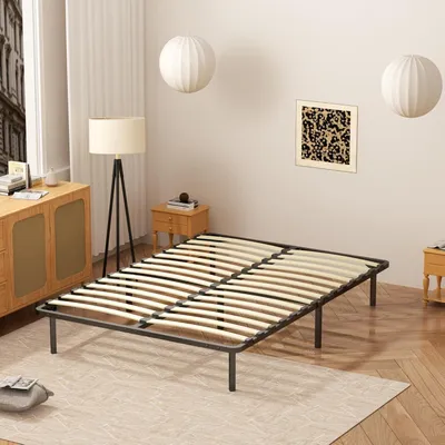 Produktbild von Stanew Lattenrost 140 x 200 cm – Höhe 29 cm – Lattenrost mit 7 Füßen für Erwachsene – 2 x 14 Latten – Bett 140 x 200 mit Lattenrost