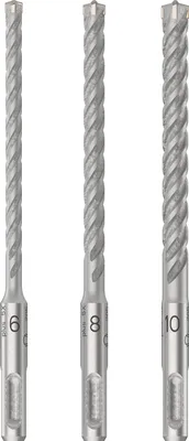 Image de Bosch PRO SDS plus-5X Jeu de forets marteau 6/8/10 mm 3 pièces - 2608833912