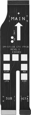 Obrázek produktu pro Clappio, flex kabel základní desky Samsung Galaxy S23 FE, černý