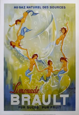 Obrázek produktu pro Limonade Brault – plakát 50 x 70 cm