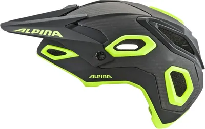 Produktbild von Alpina Fahrradhelm Rootage schwarz/neongelb matt, Gr.52-57cm