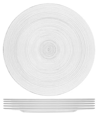 Produktbild von H&H Set mit 6 runden Tischsets aus Glas, 32 cm