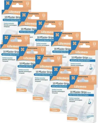 Produktbild von 10x Lifemed Pflaster Aqua transparent 10x 10 Stück