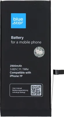 Produktbild von AKKU passend für iPhone 7 Plus 2900 mAh Blue Star HQ