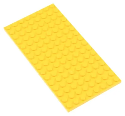 Produktbild von 1x Lego Bau Platte 8x16 gelb Grundplatte beidseitig bebaubar 6377014 92438