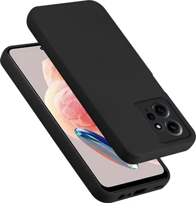 Image de Cadorabo Housse pour Xiaomi Redmi Note 12 4G Housse en silicone Housse en silicone liquide pour téléphone portable Housse de protection résistante aux rayures et aux chocs pour Xiaomi Redmi Note 12 4G